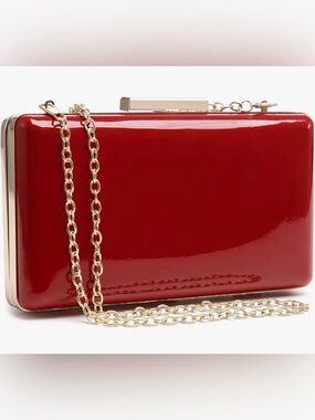 “Rumor Has It” Patent Leather Clutch